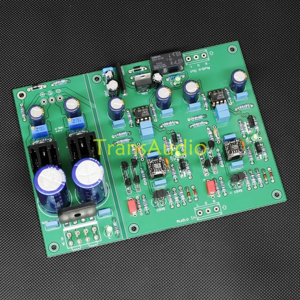 Sugden SDA-1 circuit class A HIFI DIY stereo preamp board Low noise and low distortion