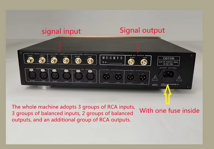 NEW finished remote control C-2850 Love Version Preamplifier Pre AMP Preamp Pre-amplifier Pre Amplifier Real XLR Output
