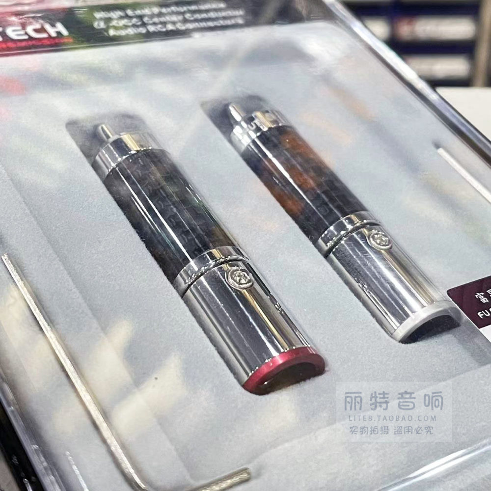 Japanese FURUTECH CF-102 (R) rhodium plated RCA Signal plug soldering free