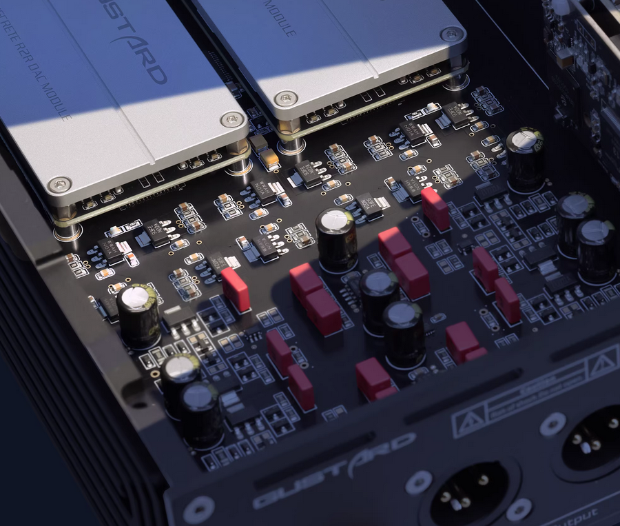GUSTARD DAC-R26II Bridge Network Streaming Decoder R2R+1-bit Dual Decoding High end DAC