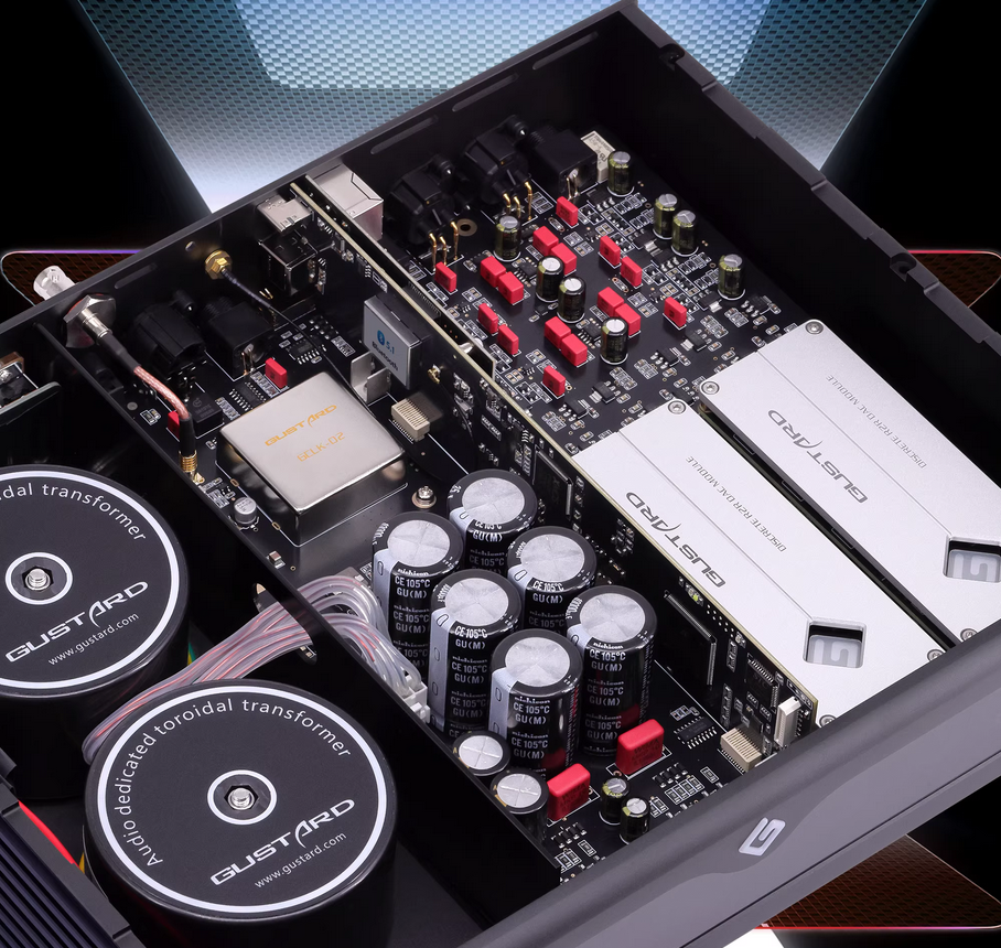 GUSTARD DAC-R26II Bridge Network Streaming Decoder R2R+1-bit Dual Decoding High end DAC