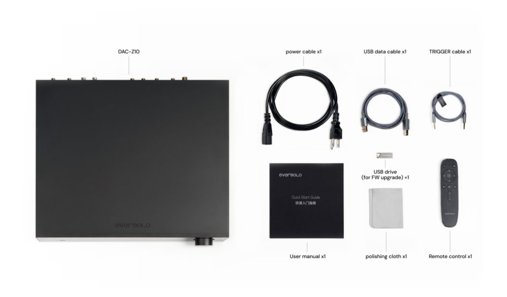 Eversolo Z10 Decoding headphone amplifier integrated machine hifi audio all-in-one machine preamp with Bluetooth fully isolated architecture R2R