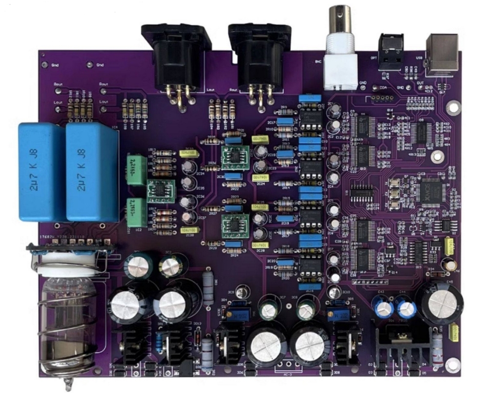 XiangSheng DAC05AII 4*PCM1794 XMOS XLR Electron Tube DAC DAC05 Balanced Bluetooth Decoder