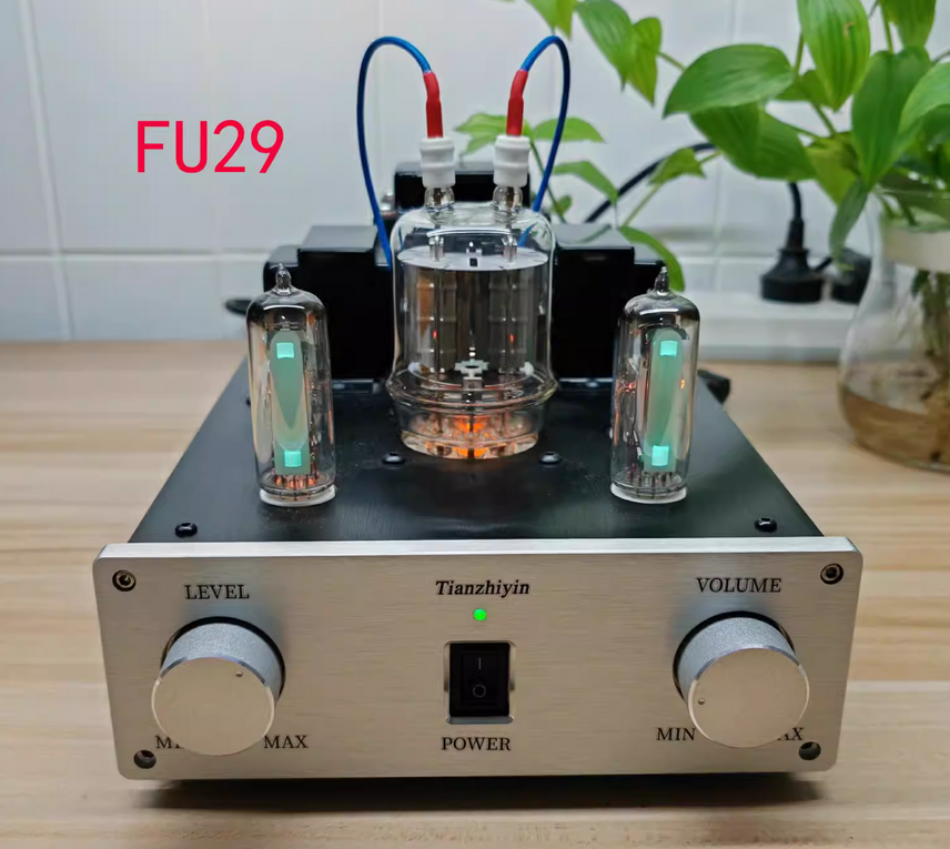A-06 vacuum tube Power Amplifier 6E2+FU32 FU19 FU29 Single ended Class A Electronic Tube Power Amplifier