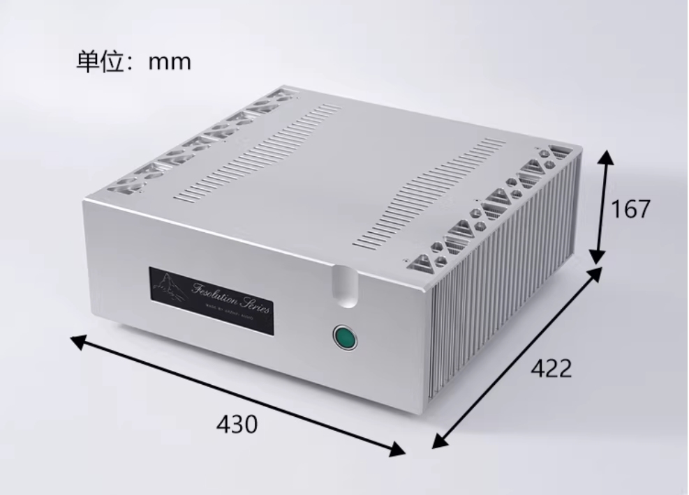 BRZHIFI FM411 class AB HI-END 260W stereo High-power fully balanced power amplifier XLR input