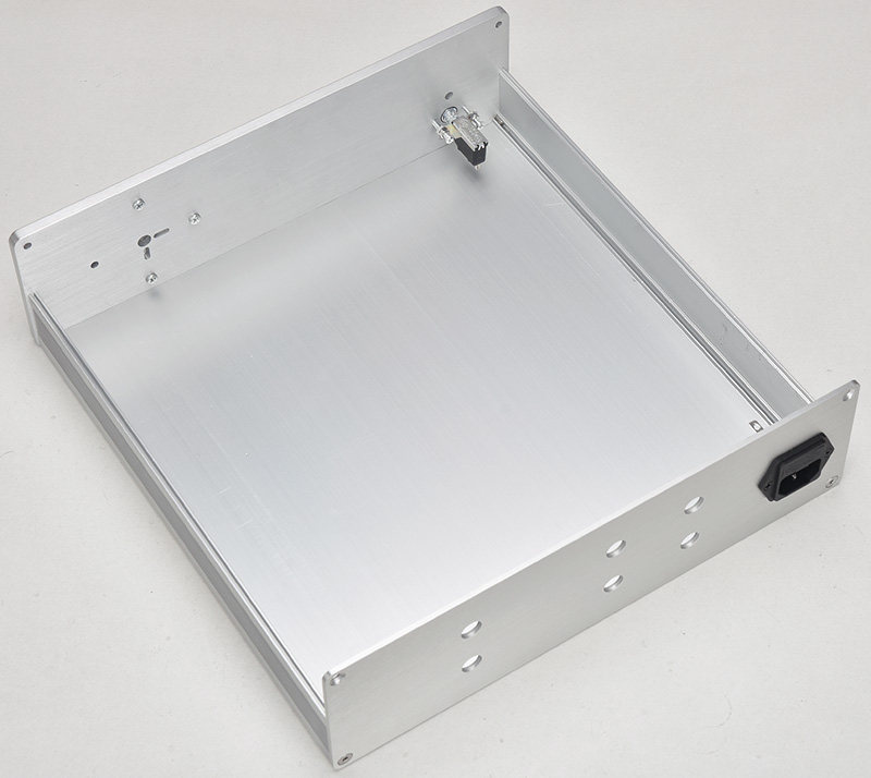 3008B silver full aluminum HIFI DIY preamp chassis  amplifier Case Easy to install box