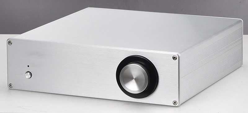 3008B silver full aluminum HIFI DIY preamp chassis  amplifier Case Easy to install box