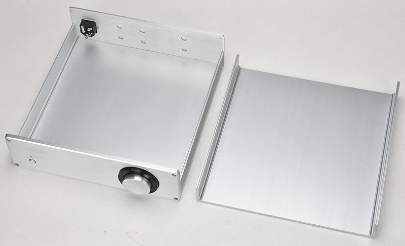 3008B silver full aluminum HIFI DIY preamp chassis  amplifier Case Easy to install box
