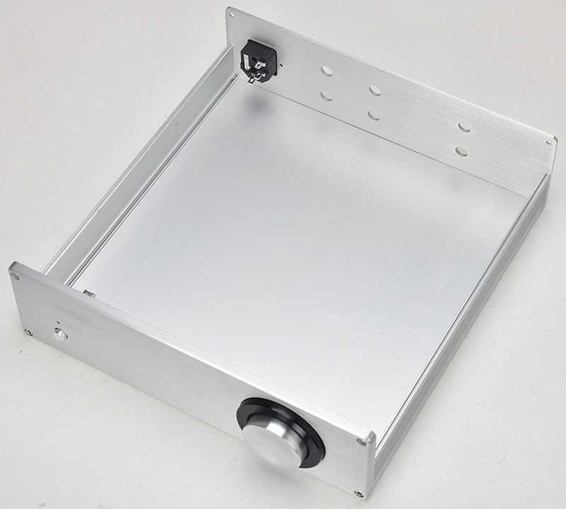 3008B silver full aluminum HIFI DIY preamp chassis  amplifier Case Easy to install box