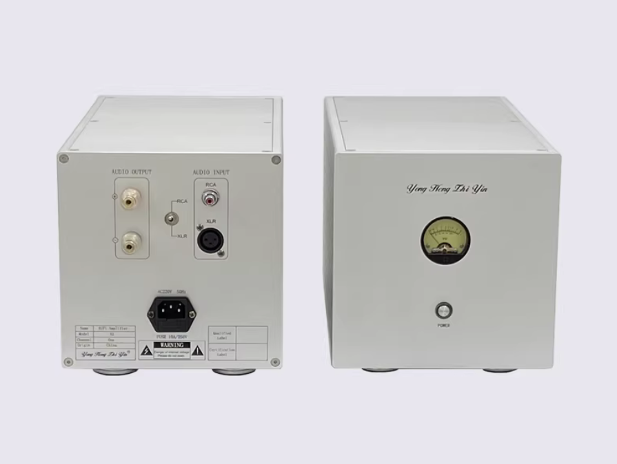 1 pair X3 split  2.0 HIFI high-power Class A power amplifier home post amplifier vu meter amplifier support RCA XLR input