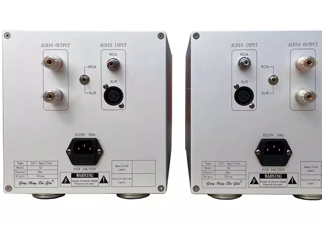 1 pair X3 split  2.0 HIFI high-power Class A power amplifier home post amplifier vu meter amplifier support RCA XLR input