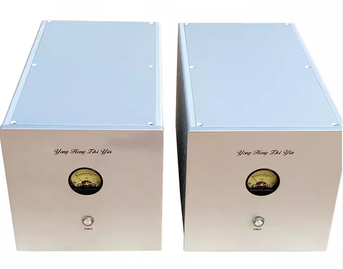 1 pair X3 split  2.0 HIFI high-power Class A power amplifier home post amplifier vu meter amplifier support RCA XLR input