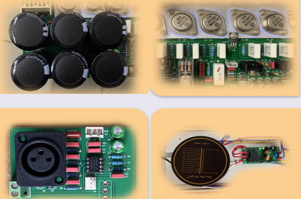 1 pair X3 split  2.0 HIFI high-power Class A power amplifier home post amplifier vu meter amplifier support RCA XLR input