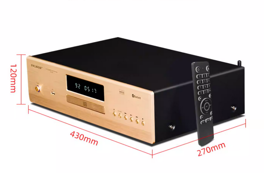 DP560 HiFi CD Player with Bluetooth 5.0 High Fidelity Music Disc Playback Audiophile CD Transport