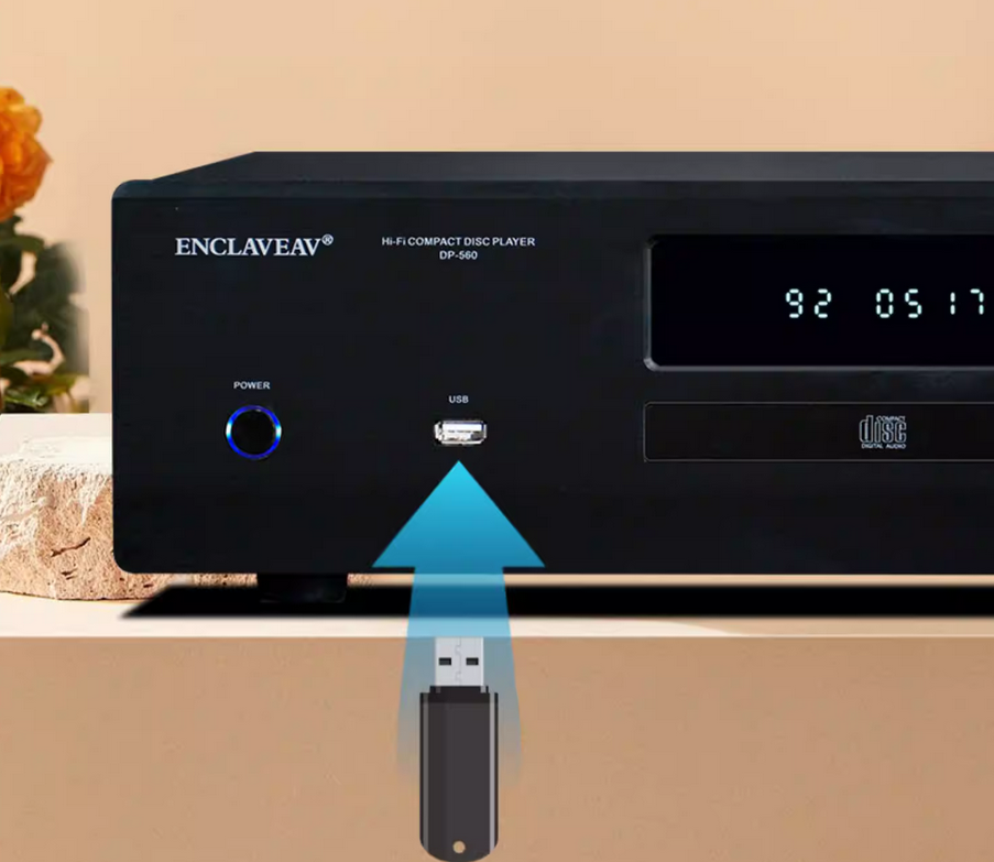 DP560 HiFi CD Player with Bluetooth 5.0 High Fidelity Music Disc Playback Audiophile CD Transport