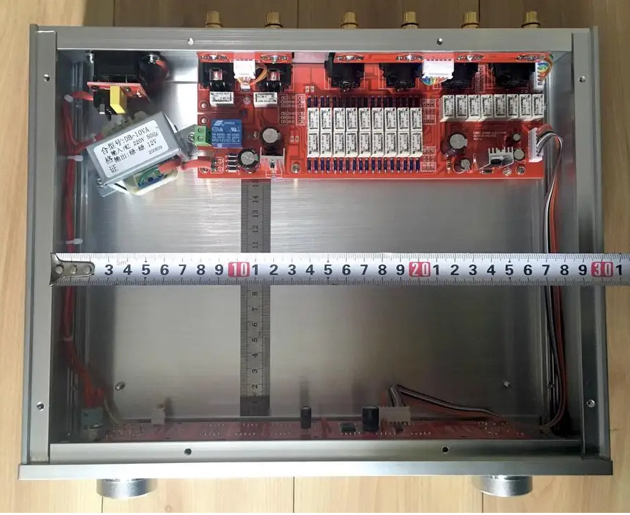 Really Balanced passive preamplifier remote control relay volume control preamplifier DIY 4 channel input volume independent adjustment