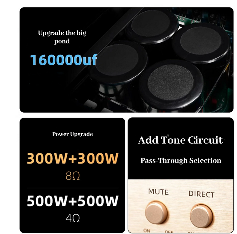 Refer to Accuphase MA3000PRO High Power Field Effect Tube HIFI Combined Machine HIFiI Power Amplifier 250W/CH(8Ω);350W/CH(4Ω)