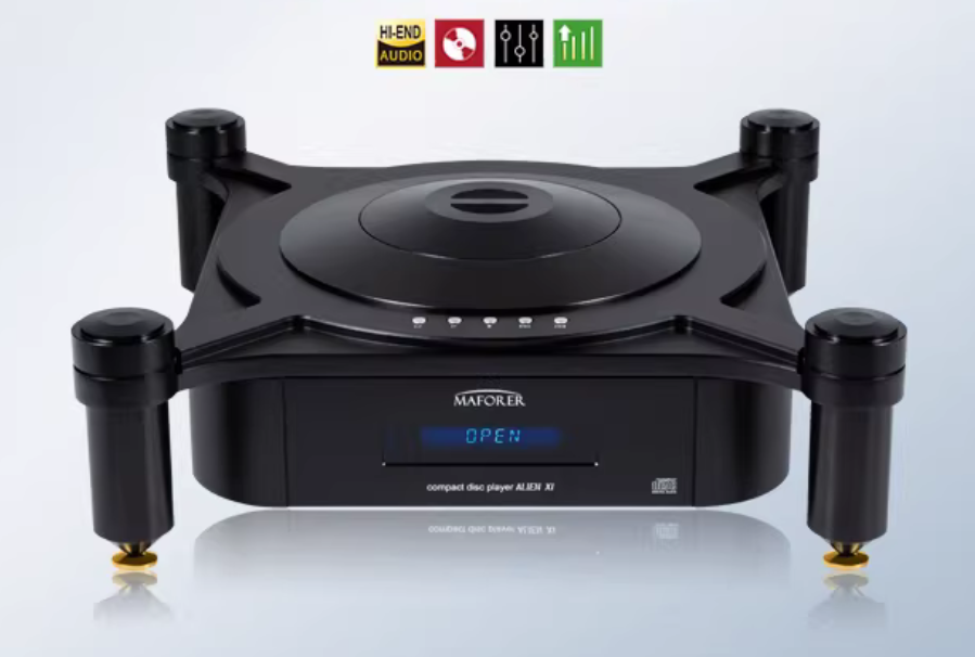 MAFORER ALIEN X1 Tube CD Player Lossless External Bluetooth Fully Balanced 12AX7 Tube Remote Control HiFi Fever CD Player Home