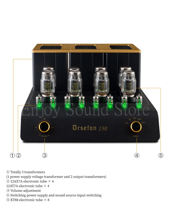 High End 1:1 Replica Mcintosh MC150 150W Super Power Amplifier HiFi High Fidelity Amplifier Can Push ATC Tube Amplifier