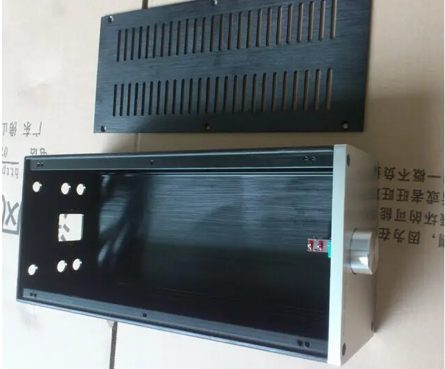 Full aluminum HIFI AMP chassis 1409 amplifier enclosure headphone box 140 x90 x311MM