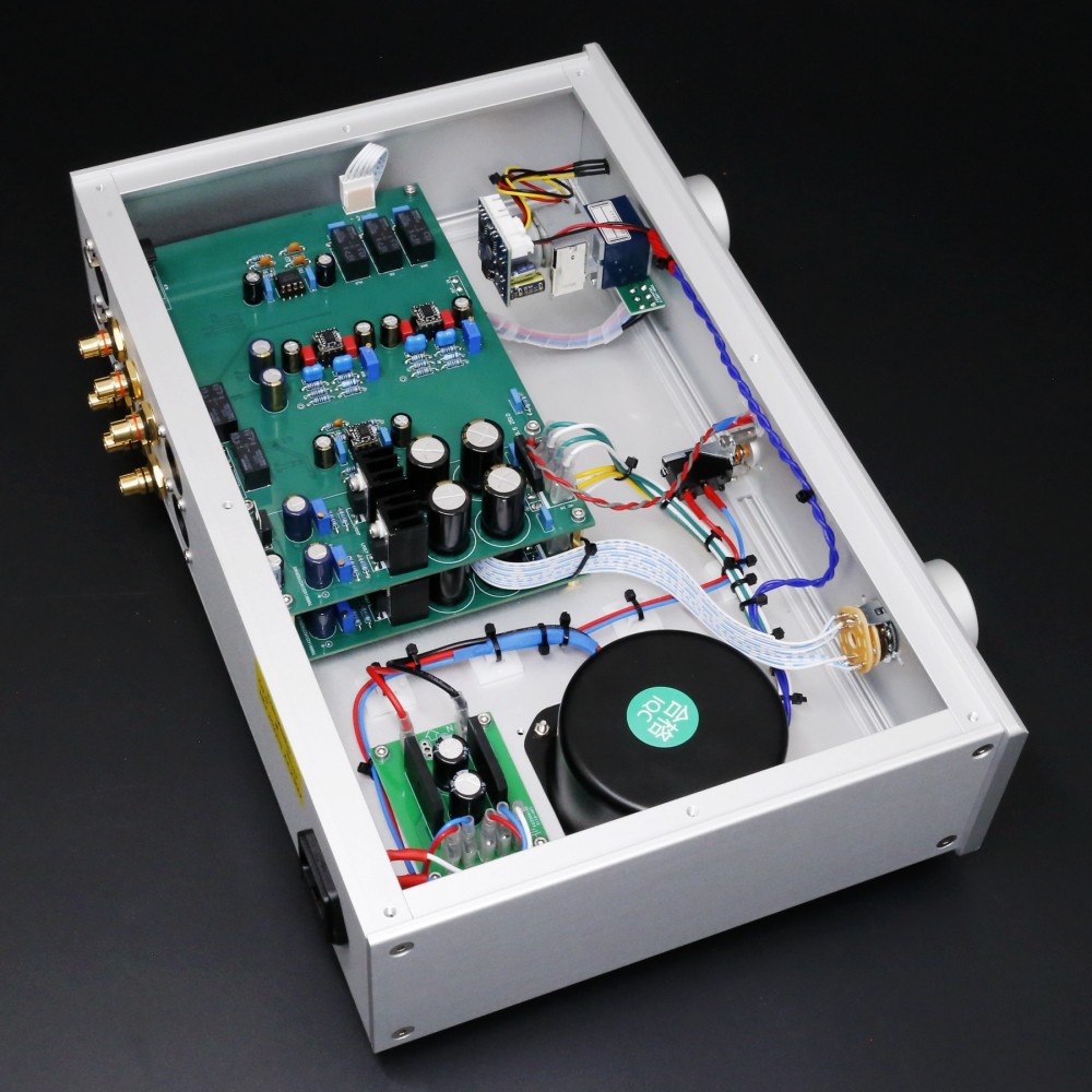 Finished C9.5 Audiophile balance preamplifier Reference TO MBL6010D Circuit (AP-aided design)