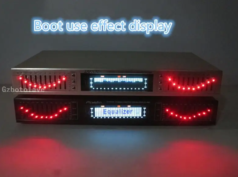 HIFI Digital Remote control Bluetooth HD stereo preamplifier EQ Equalizer High low equalizer home stereo tuner dual 10 segments