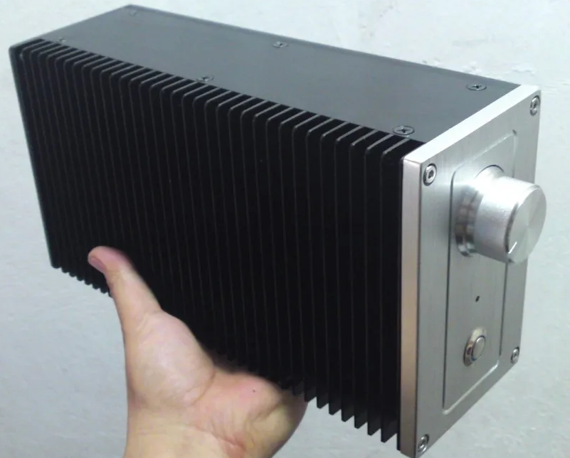 NEW Audio-single side with radiator small upright aluminum chassis it can be use as vertial and transversal case