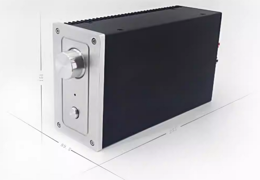 NEW Audio-single side with radiator small upright aluminum chassis it can be use as vertial and transversal case