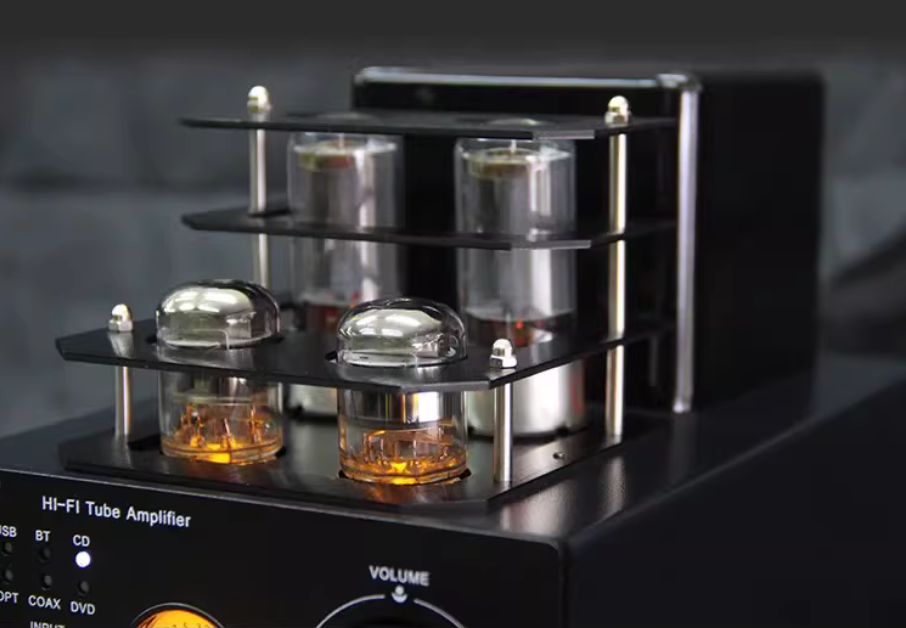 80W+80W HiFi Tube Amplifier High Power Fever Amplifier Audio Speaker Amplifier for Home Theater with Bluetooth 5.0 Ear Amplifier