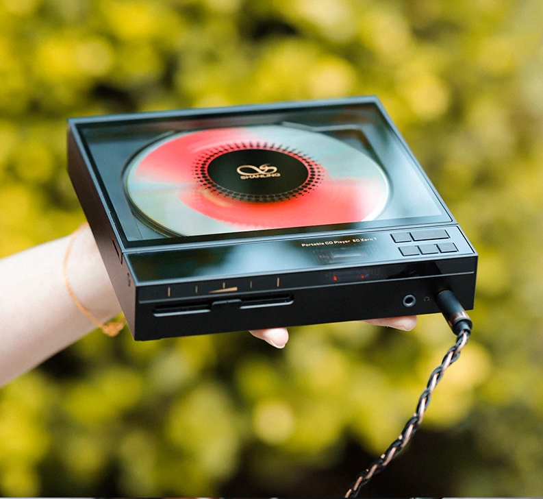 SHANLING EC Zero T HIFI Portable R2R DAC Tube CD Player TPA6120 Hi-Res Audio HiFi Desktop Headphone Amplifier Bluetooth aptX