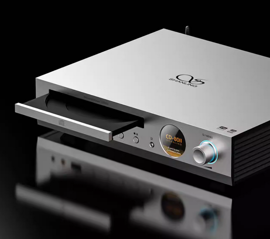 SHANLING CD80ll MQA CD Player Phillips Drive ES9219MQ DAC LTA8092 Amplifier chip Hi-Res Audio Bluetooth Input LDAC