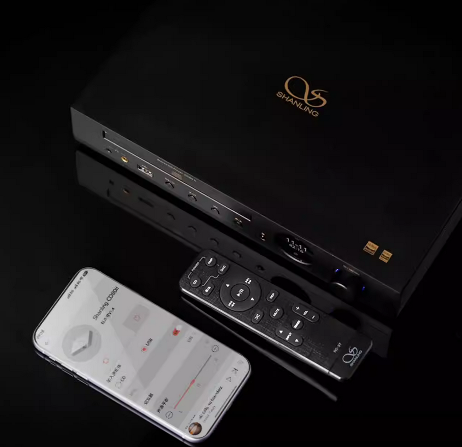 SHANLING CD80ll MQA CD Player Phillips Drive ES9219MQ DAC LTA8092 Amplifier chip Hi-Res Audio Bluetooth Input LDAC