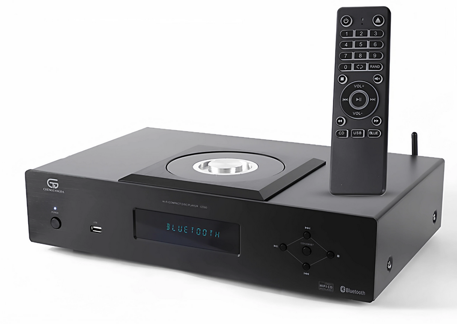 CD50HIFI Professional CD Player with Bluetooth 5.3 SC6137 DAC Chip High-End Balanced CD Music Player DA11 Drive Mechanism