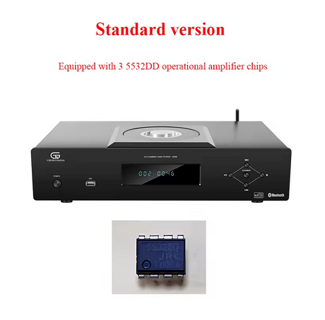 CD50HIFI Professional CD Player with Bluetooth 5.3 SC6137 DAC Chip High-End Balanced CD Music Player DA11 Drive Mechanism