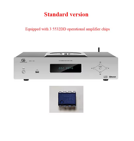 CD50HIFI Professional CD Player with Bluetooth 5.3 SC6137 DAC Chip High-End Balanced CD Music Player DA11 Drive Mechanism