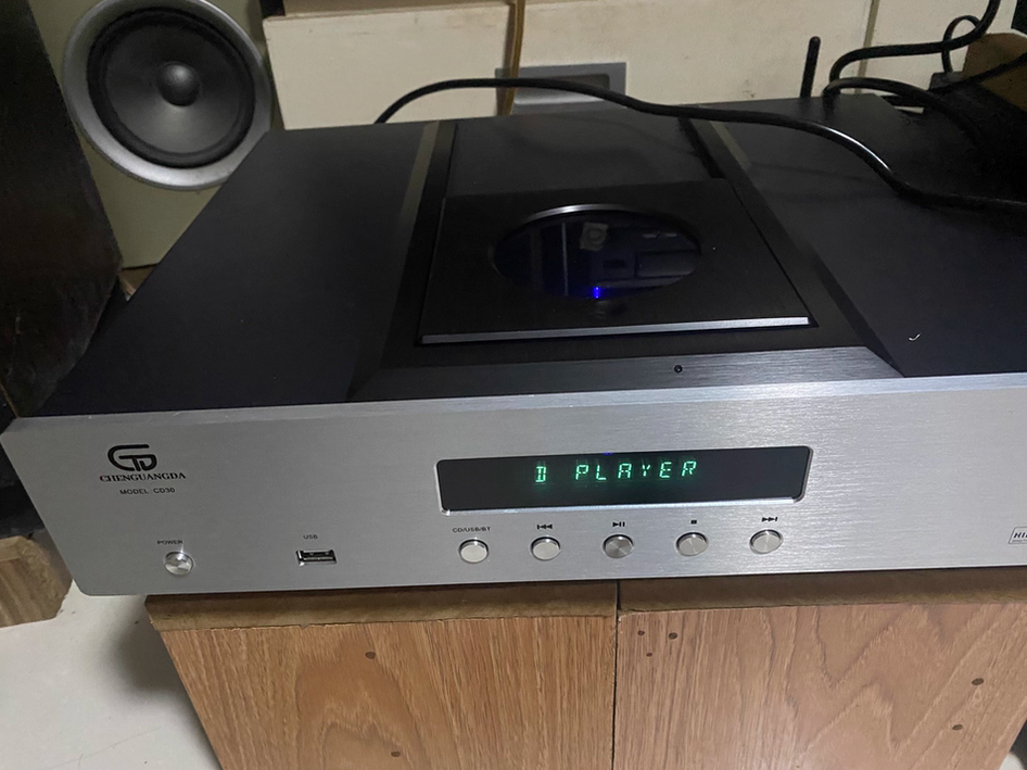 HIFI CD Player ESS9038Q2M DAC Wireless Bluetooth Fully Balanced OPA2604 OpAmp CD Music Turntable Toroidal Transformer