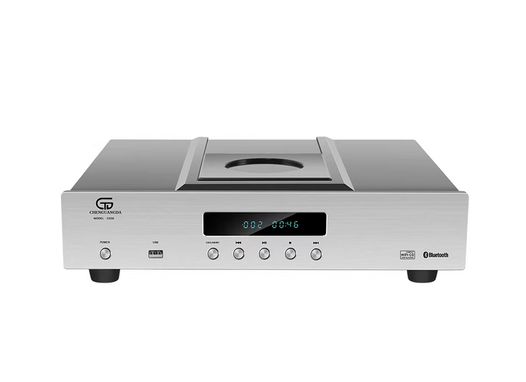 HIFI CD Player ESS9038Q2M DAC Wireless Bluetooth Fully Balanced OPA2604 OpAmp CD Music Turntable Toroidal Transformer