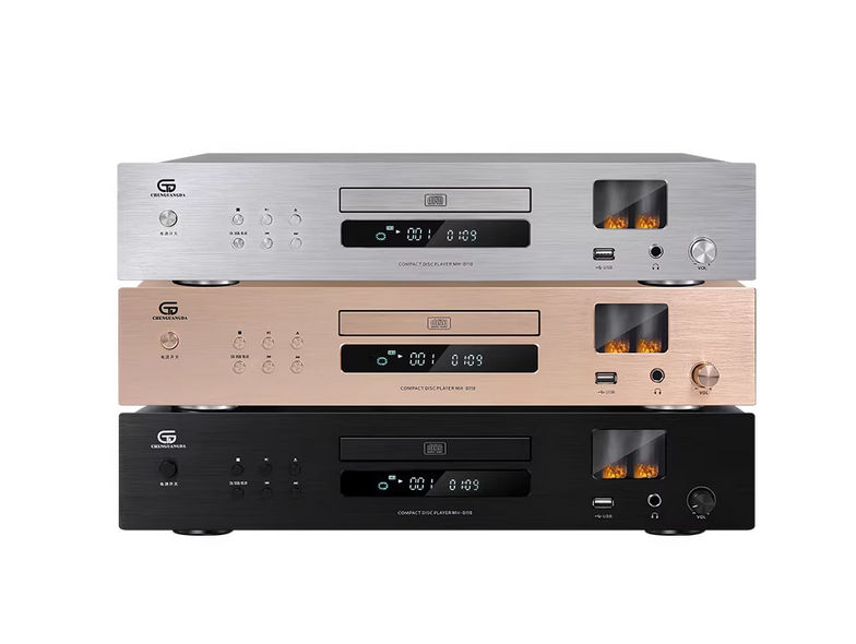 HIFI CD Player 6*1N Vacuum Tube Bluetooth 5.0 SPHE8104+OPA2604AP Chip Home Audiophile Vacuum Tube CD Player USB Lossless Reading