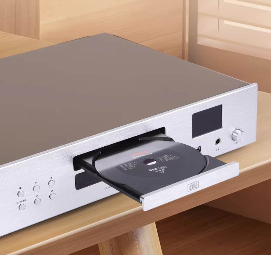 HIFI CD Player 6*1N Vacuum Tube Bluetooth 5.0 SPHE8104+OPA2604AP Chip Home Audiophile Vacuum Tube CD Player USB Lossless Reading