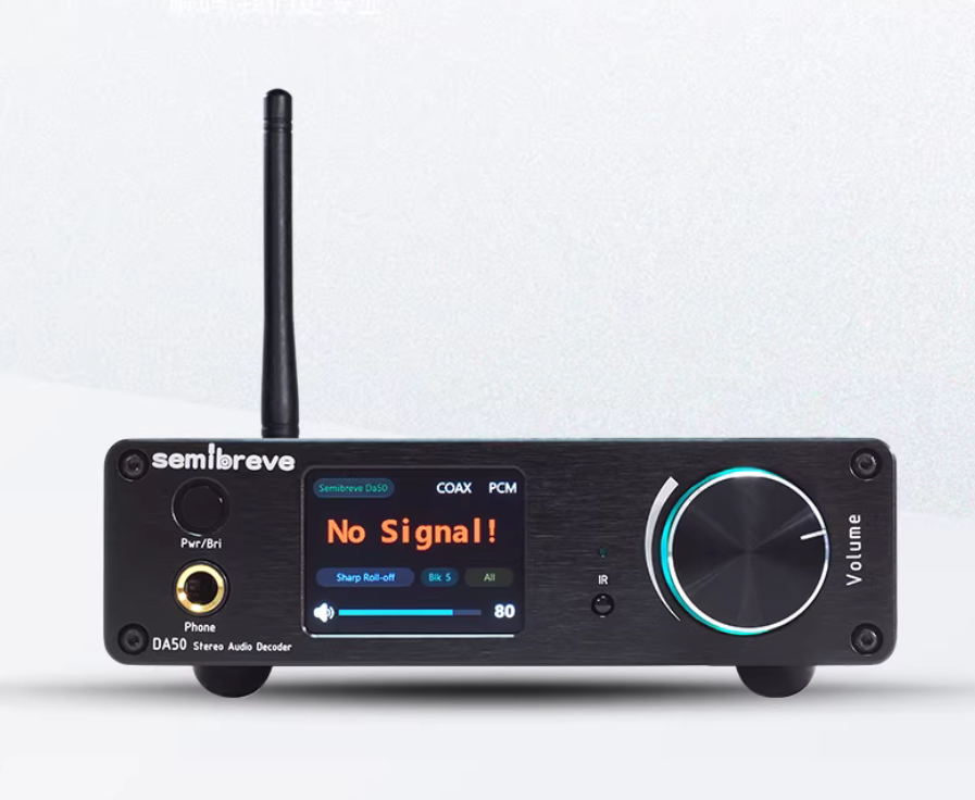 DA50 PRO 2* AK4499EX DAC HiFi MQA Audio Balance Decoder XU316 USB 32Bit 768KHz DSD512 Bluetooth 5.4 QCC5181 LDAC IIS