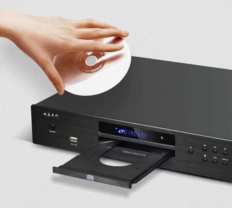 Audiophile HIFI CD Player Bluetooth 5.0 USB Lossless Music Player Balanced Digital Optical Coaxial Output DTS Music Turntable