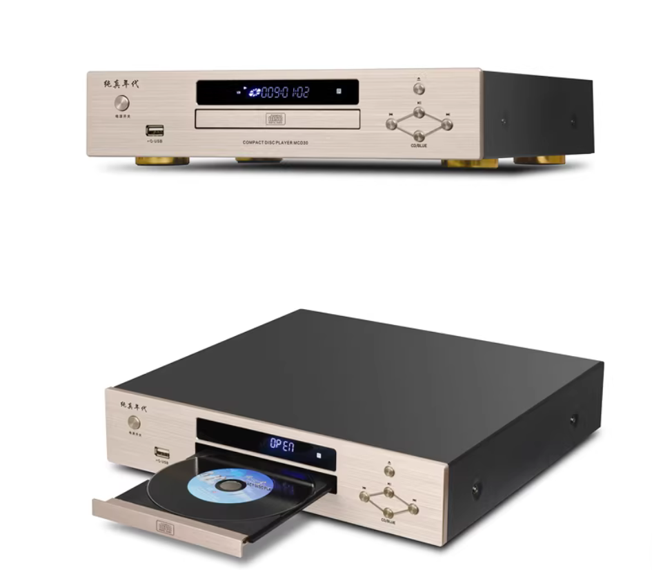 Audiophile HIFI CD Player Bluetooth 5.0 USB Lossless Music Player Balanced Digital Optical Coaxial Output DTS Music Turntable