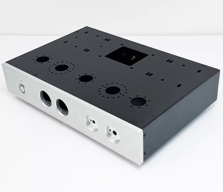 246 preamplifier 300B KT88 tube amplifier DIY shell linear power supply computer all aluminum chassis 370*70*246 mm