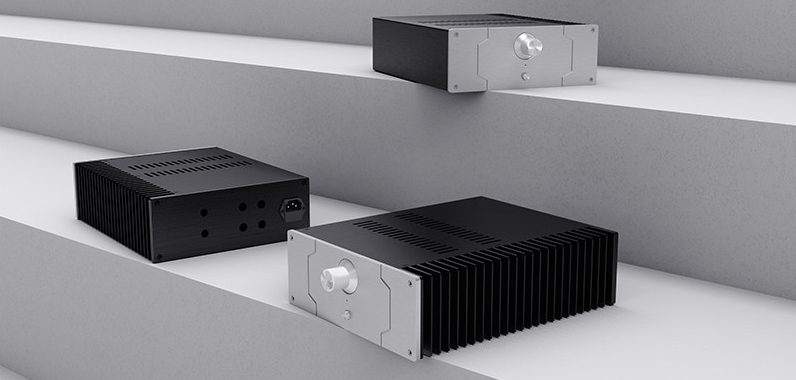 MA-9 Type B Full Aluminum alloy amplifier Chassis HIFI DIY Audio Case Single side cooling power amp box