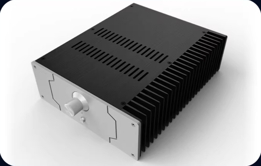 MA-9 Type B Full Aluminum alloy amplifier Chassis HIFI DIY Audio Case Single side cooling power amp box