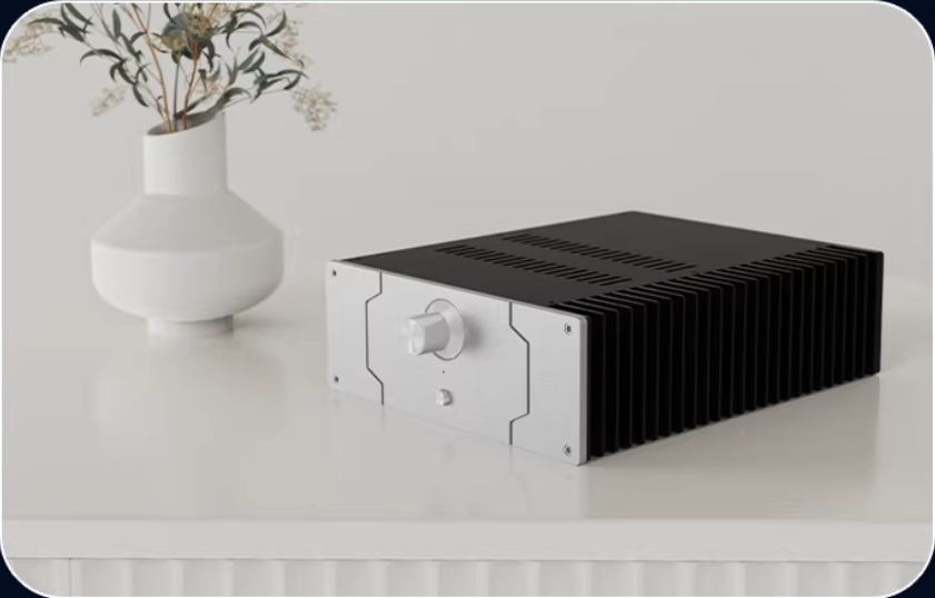 MA-9 Type B Full Aluminum alloy amplifier Chassis HIFI DIY Audio Case Single side cooling power amp box
