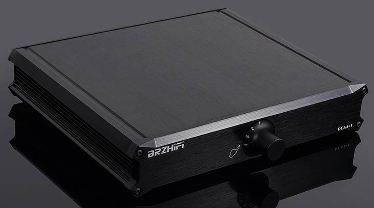 X234 Full Aluminum alloy 4-channel audio signal input switch case signal controller chassis Passive preamp box