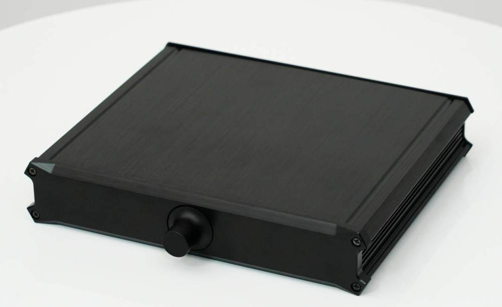 X234 Full Aluminum alloy 4-channel audio signal input switch case signal controller chassis Passive preamp box