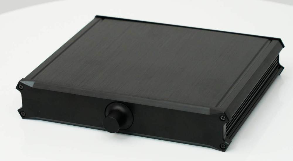X234 Full Aluminum alloy 4-channel audio signal input switch case signal controller chassis Passive preamp box