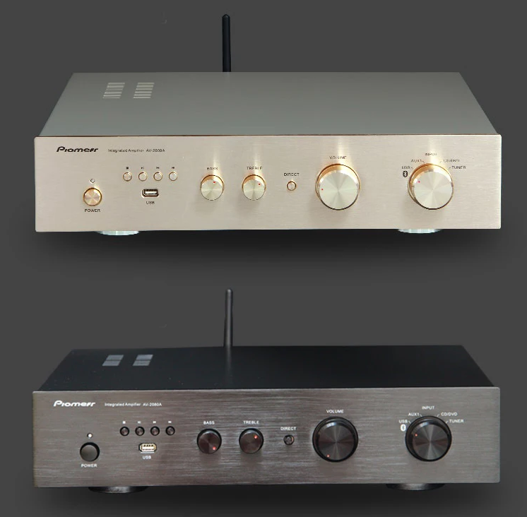 2x250W Active Amplifier 5.0 Bluetooth Pre-Stage Amplifiers 4-8Ω Hi-Res Amp USB Lossless Audio For Home Theater Active Subwoofer